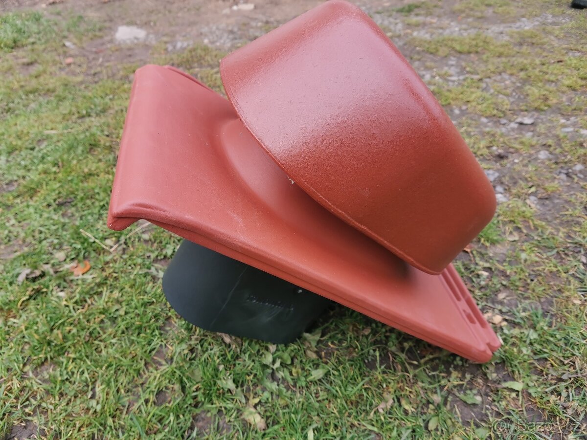 Střešní odvětrávací taška Tondach Figaro 11 engoba červená - 3