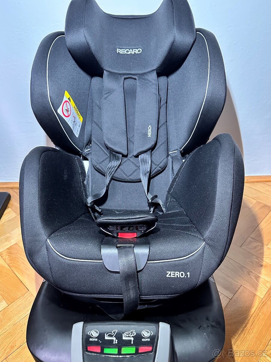 Dětská autosedačka - Recaro Zero 1 - performance black - 3