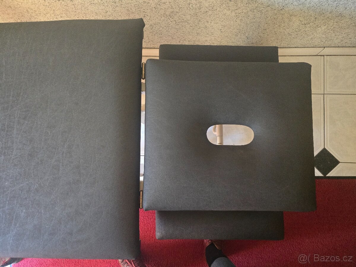 Elektrické Masážní lehátko černé 1 motor - 3