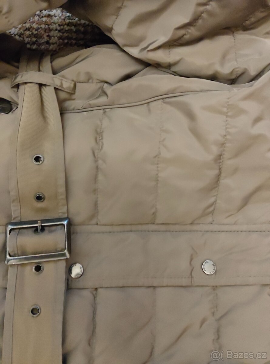 Kvalitní zimní dlouhá prošívaná bunda Tom Tailor ve vel S - 3
