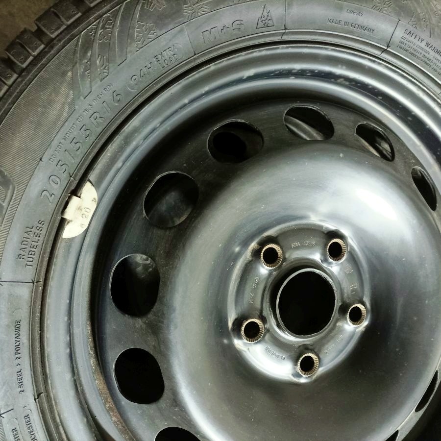 16" plechová kola – 5x112 – ŠKODA Disky: Plechové disky z - 3