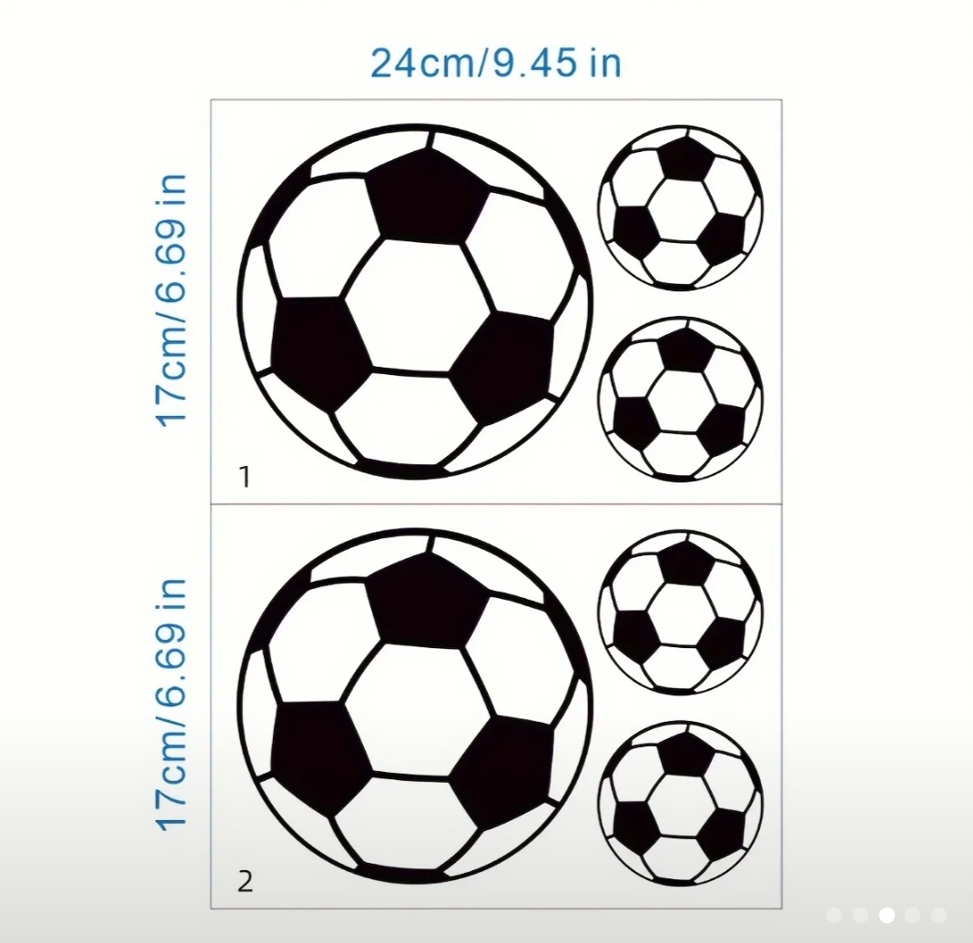 Fotbalové samolepky na zeď - 3