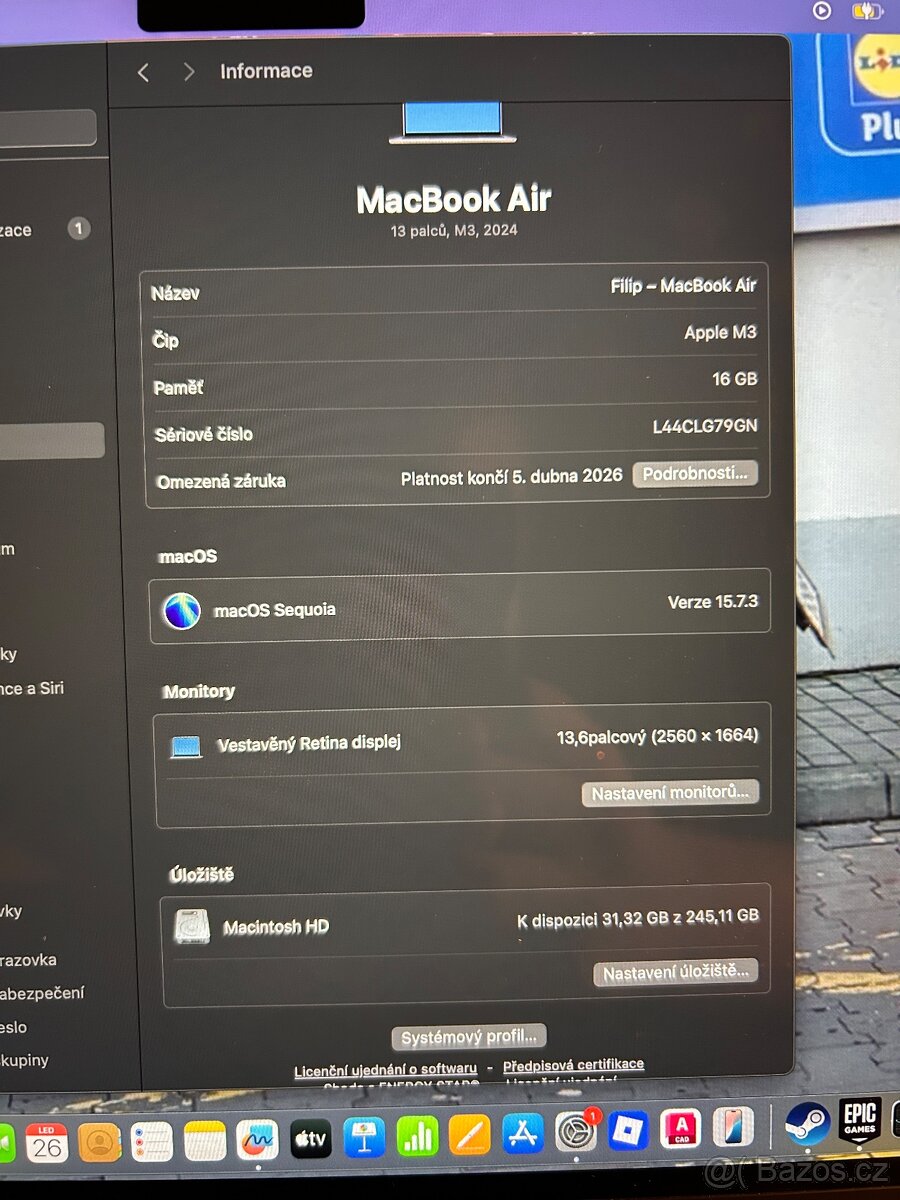 Macbook air m3 2024 - 3