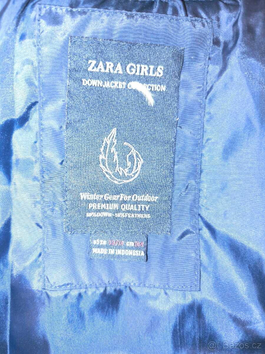 Péřový kabát 13a14 let - 3