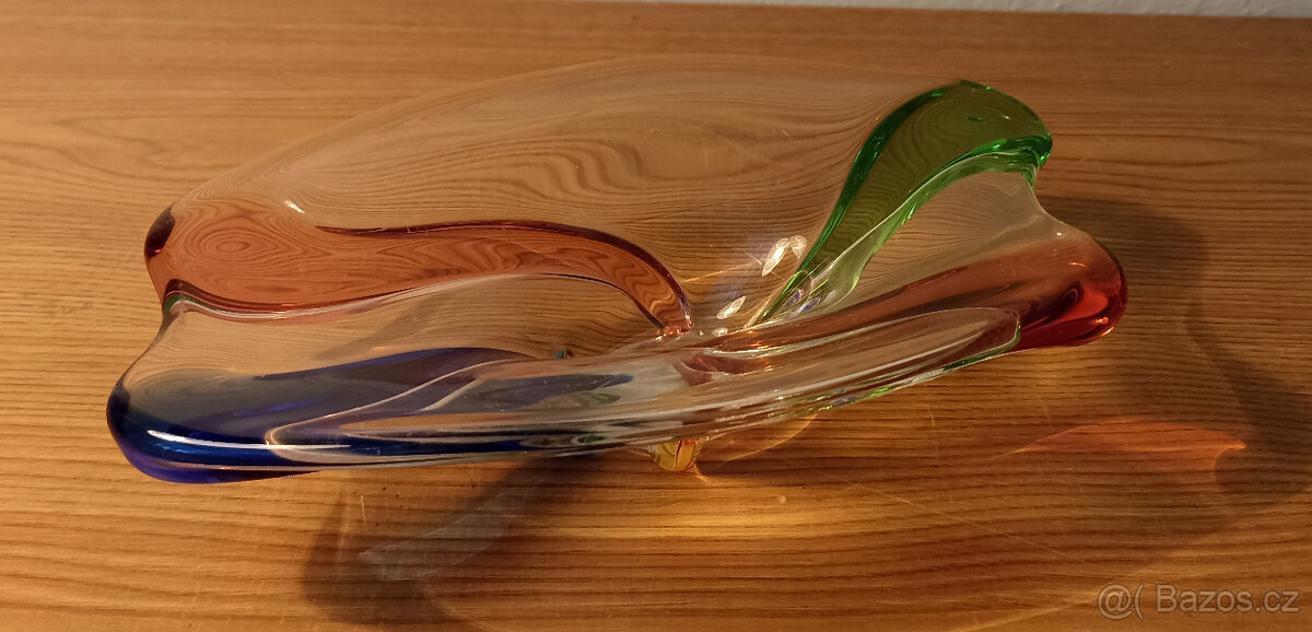 Skleněná miska, žardiniéra Rhapsody Zemek Mstišov - 3