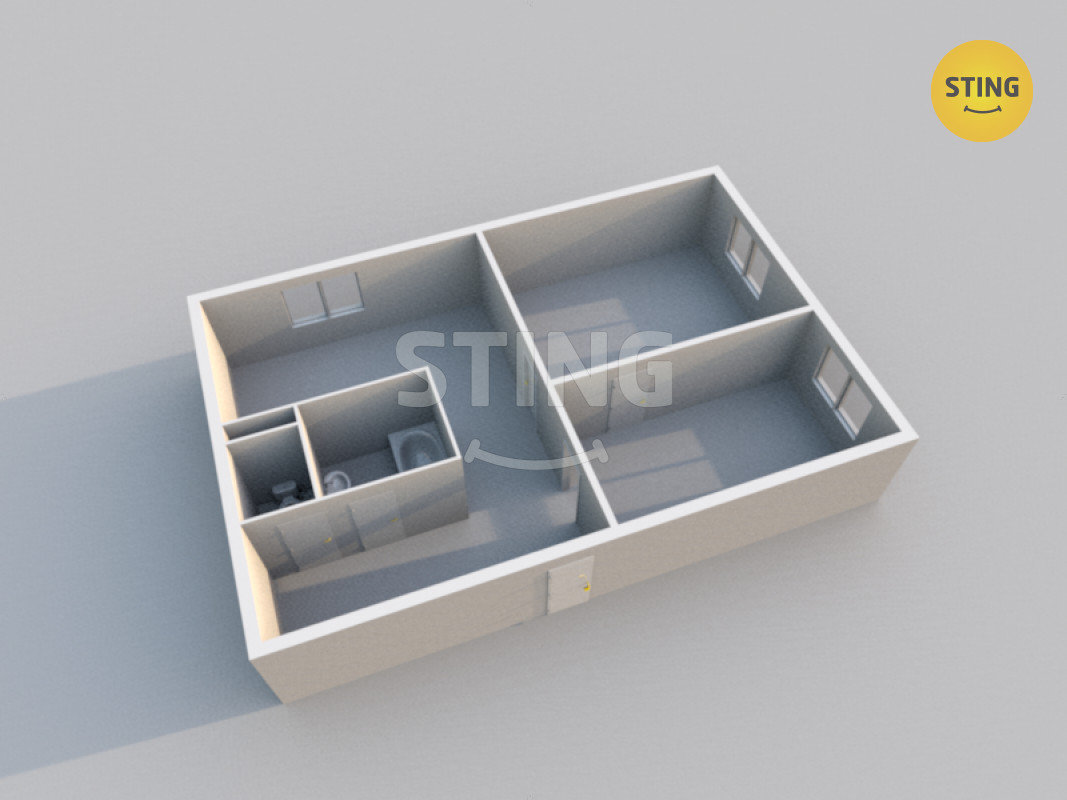 Nový byt 3+kk k pronájmu, 65m2, Loštice centrum, 133616 - 3