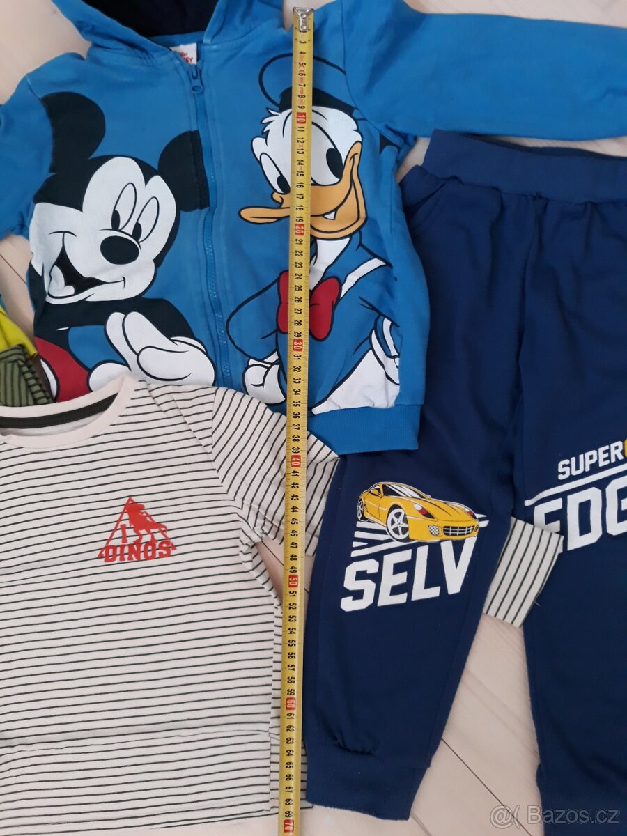 Mikina, trika a tepláky vel 104 - 110 - 3