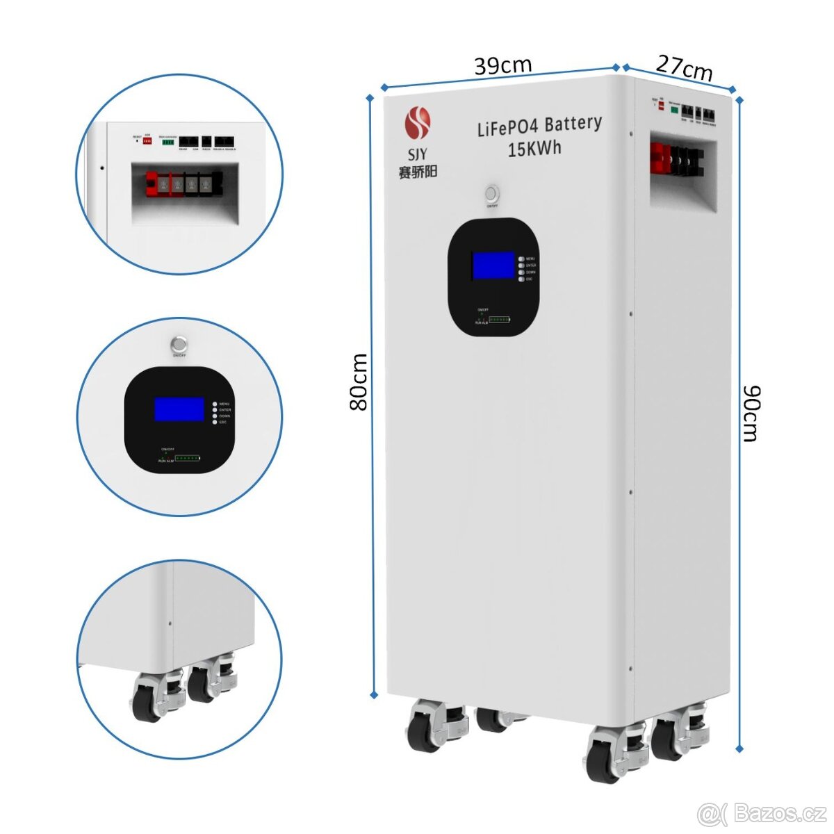Baterie LiFePO4 15 kWh - 3
