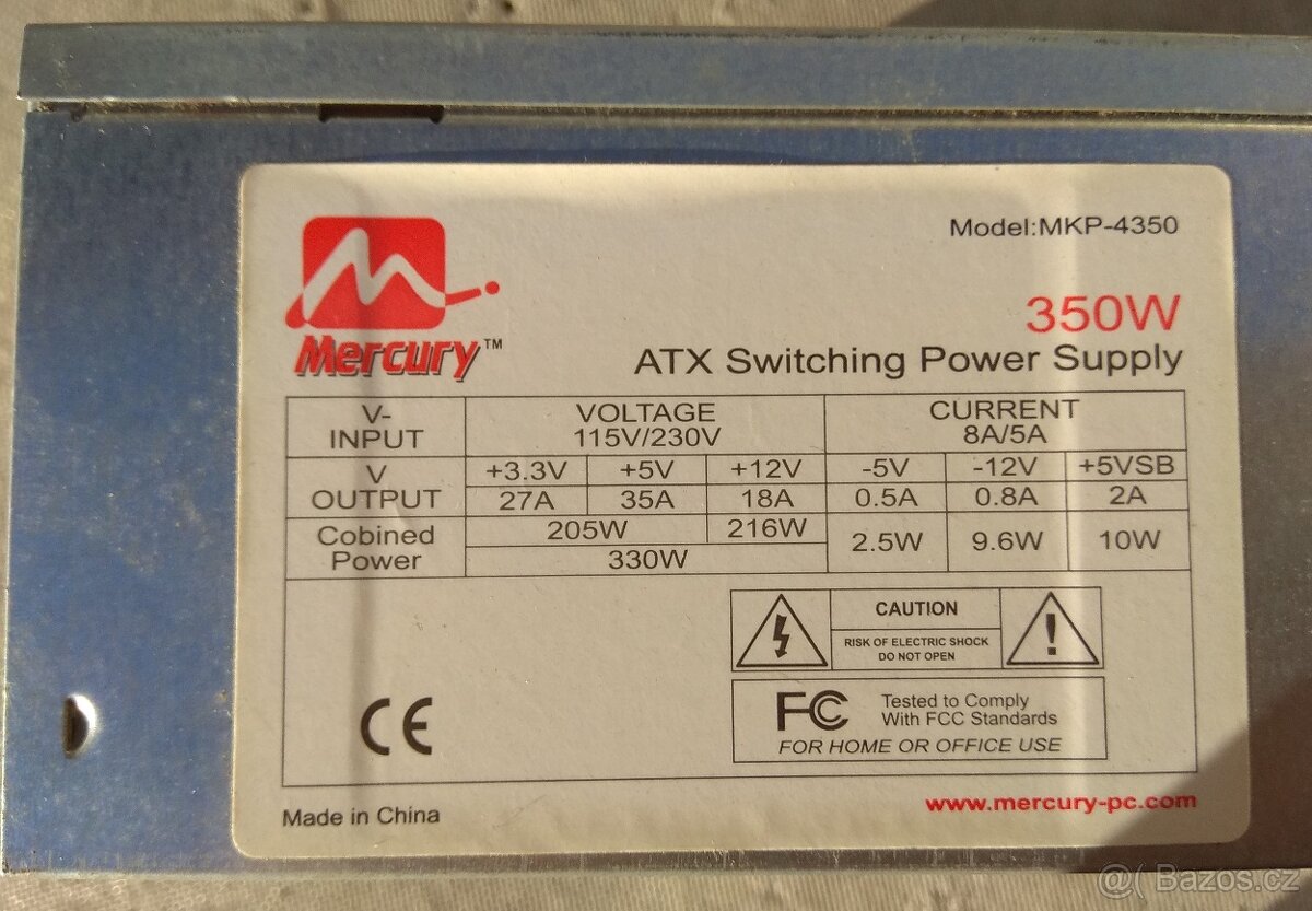 PC ZDROJ MERCURY MKP-4350 - 3