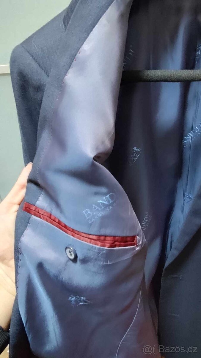 Tmavě modrý oblek Bandi - 3