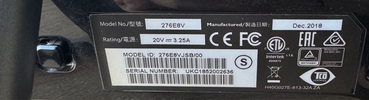 Philips Monitor 27” 4k 60hz - 3