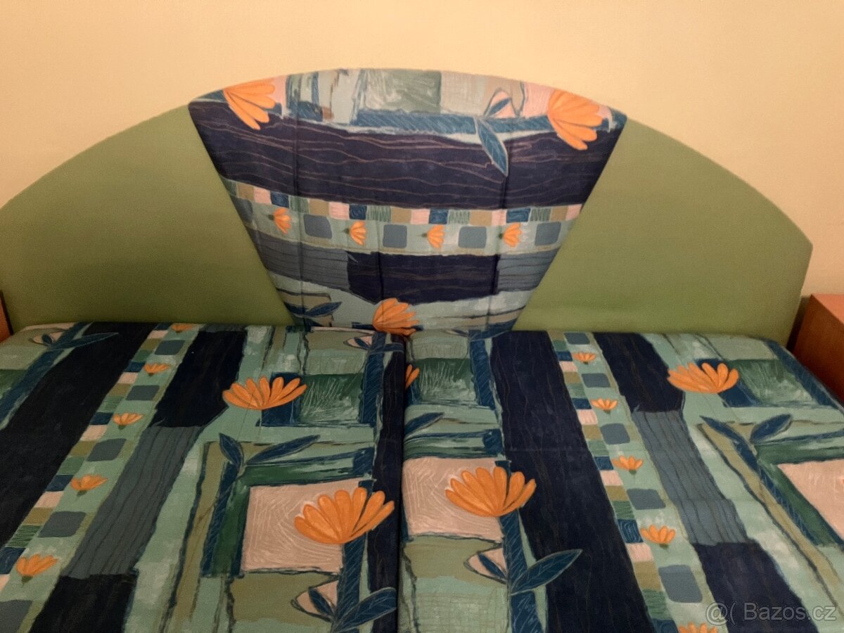 Manželská postel 165x200 úložný prostor - 3