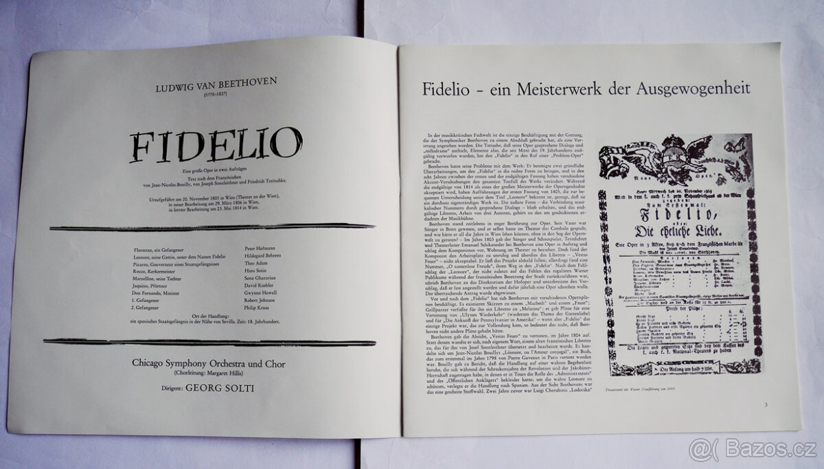 BEETHOVEN - FIDELIO (3 x LP, Box Set) - 3