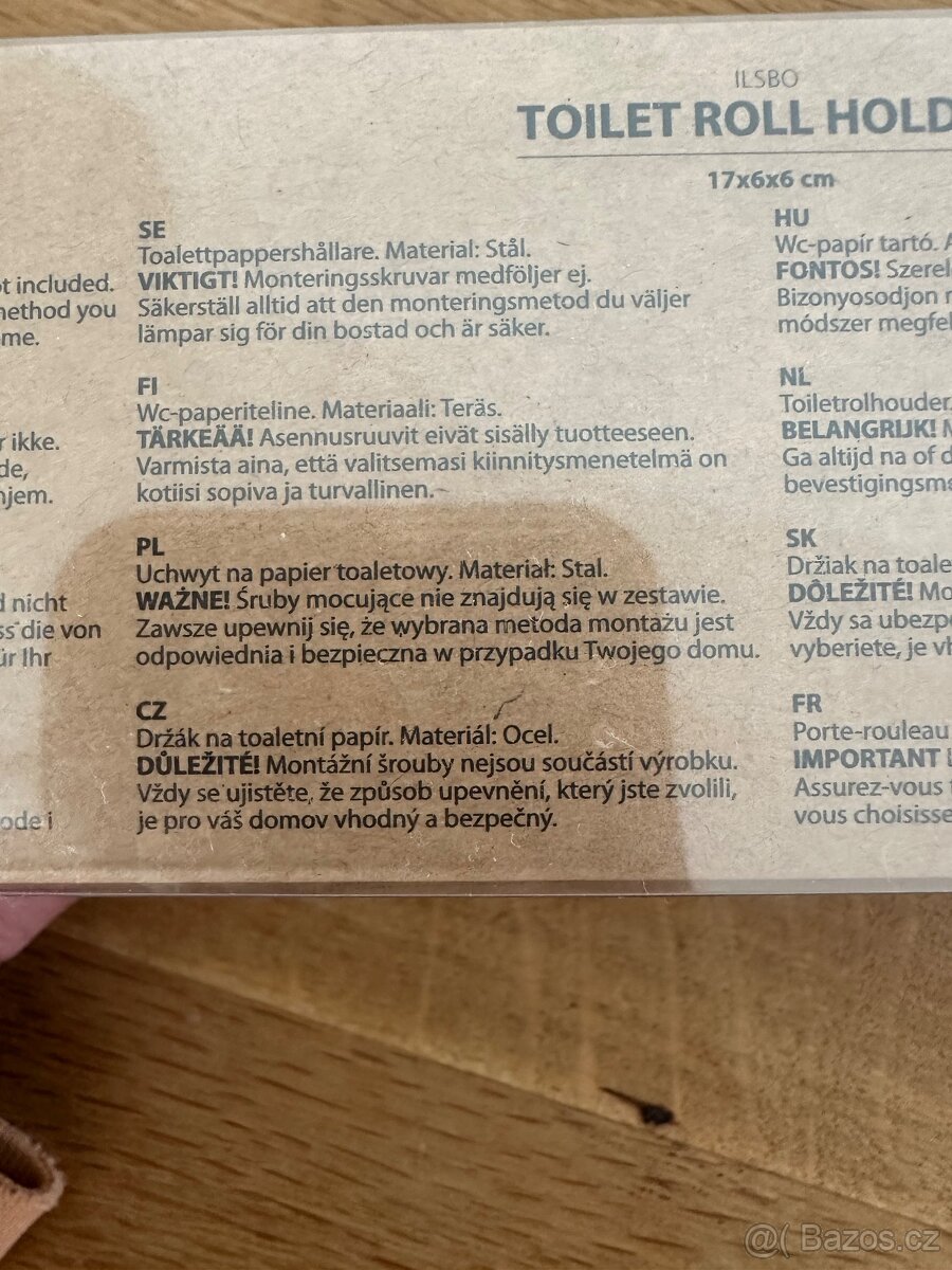 Háčky a držáky na toaletní papír - NOVÉ - 3