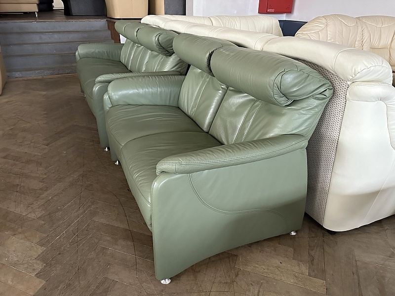 494 Kožená sedací souprava sedačka HIMOLLA 2+3 - 3