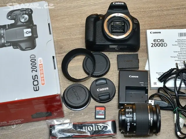 Canon EOS 2000D + Lens EFS 18-55mm jen 1700 Exp - 3