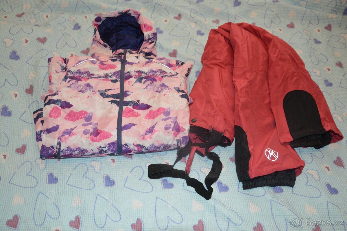 146 152 lyžařská zimní bunda oteplené kalhoty Crivit - 3