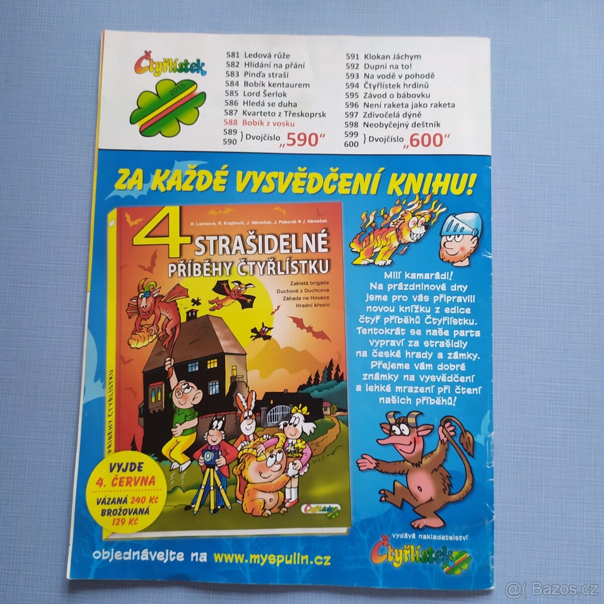 Čtyřlístek číslo 588 - Bobík z vosku - 3