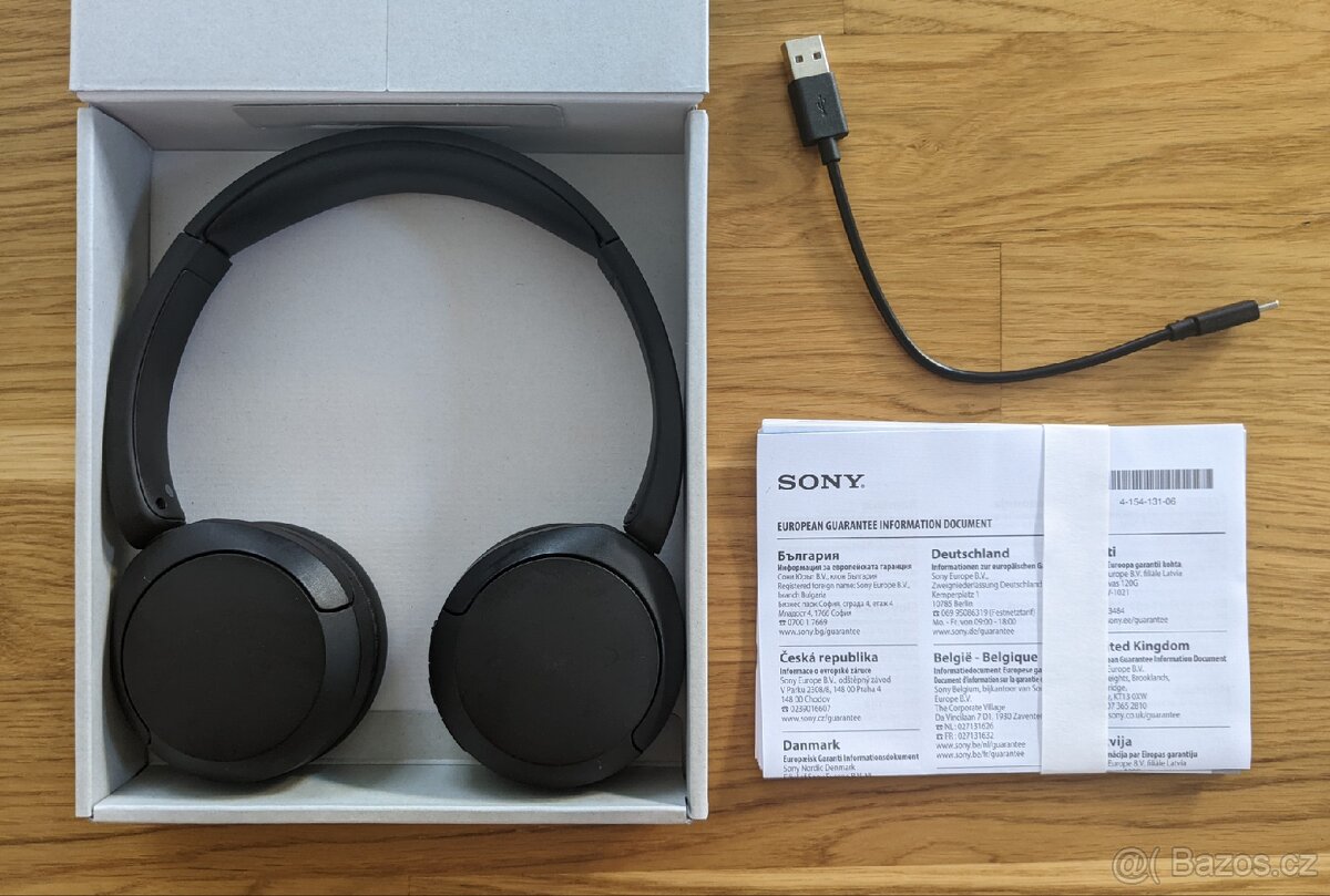 Sluchátka Sony Bluetooth WH-CH520, black - 3