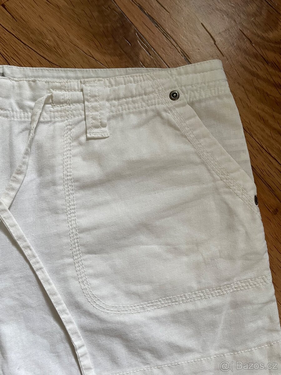 Bílé šortky M - 3