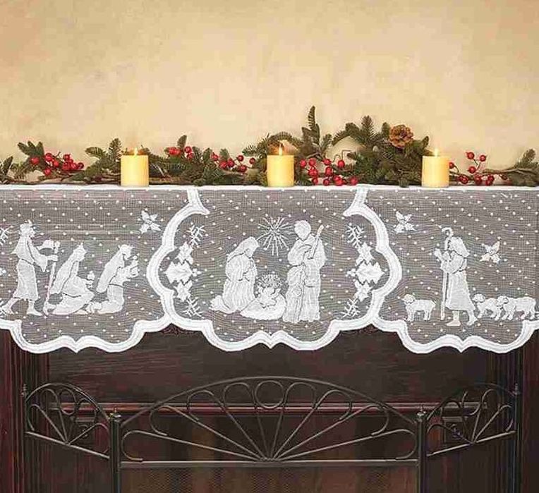 Vánoční záclonka Betlém - 3