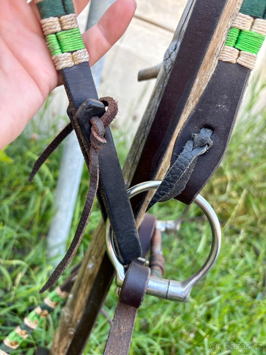 Westernová uzdečka včetně otěží, vel. cob - 3
