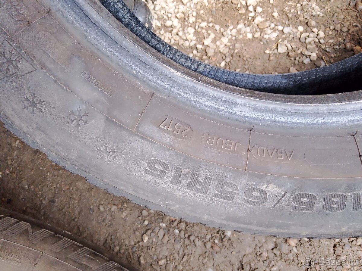 185/65/15 88t Dunlop - zimní pneu 2ks - 3