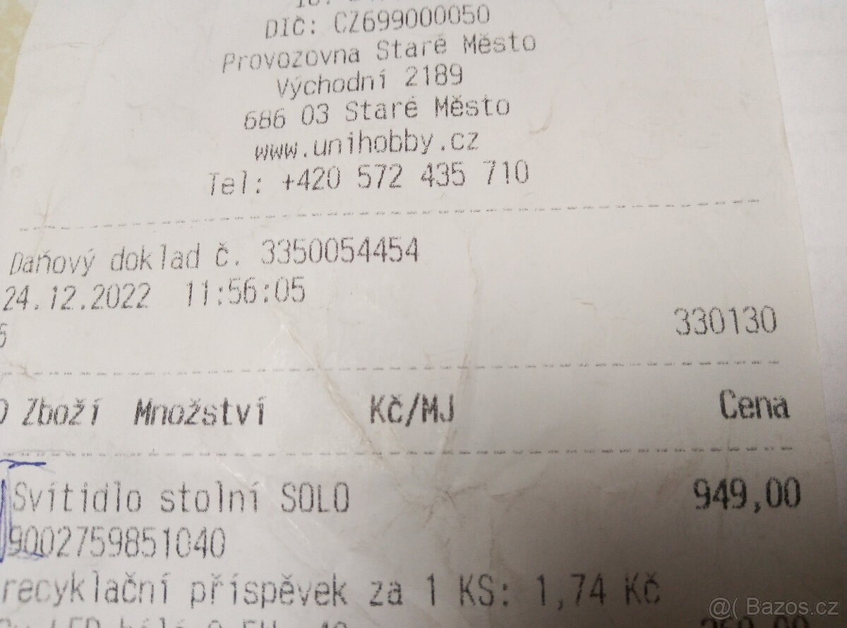 doteková lampa NOVÁ - 3