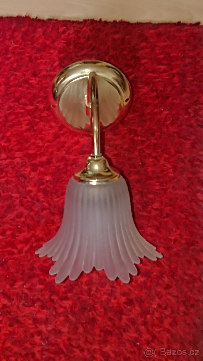 Pětiramenný lustr s nástěnnou lampičkou - 3