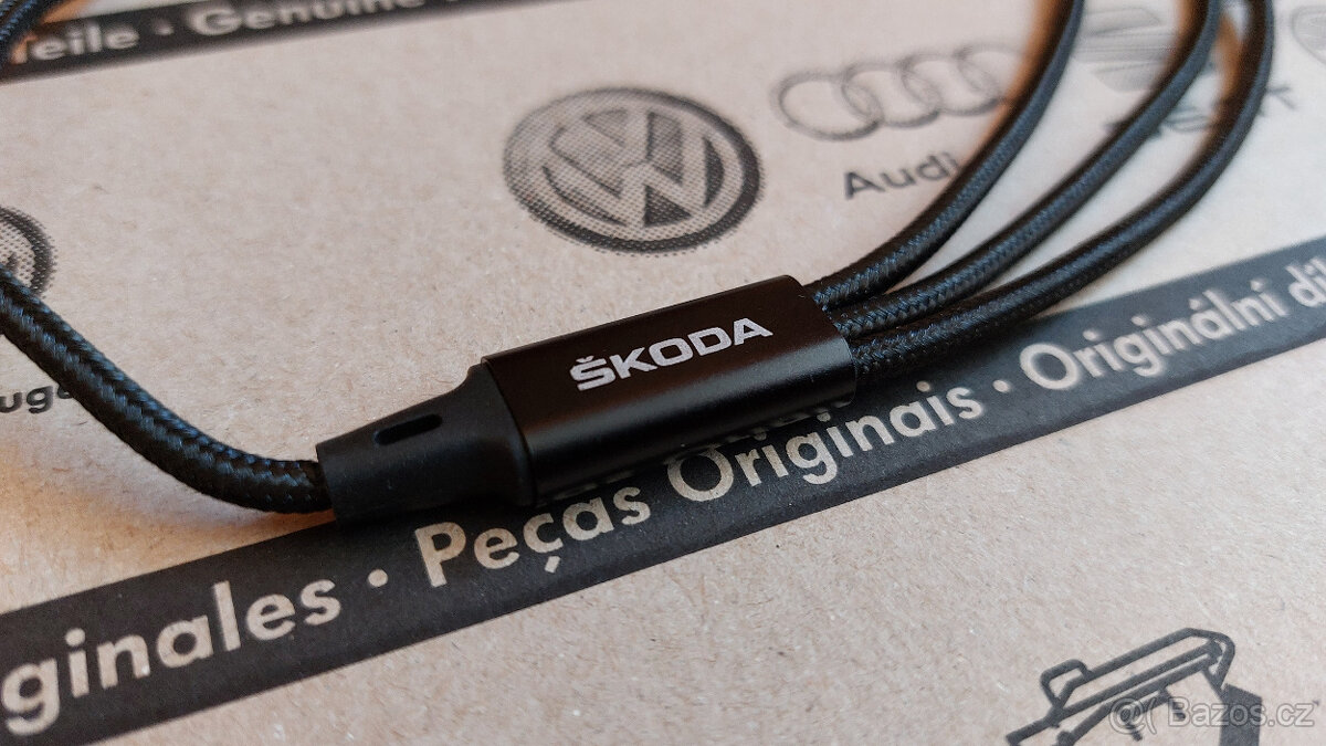 Nový nabíjecí USB kabel 4 v 1 ŠKODA - 3