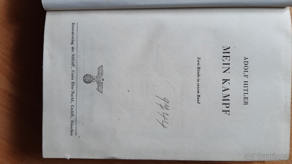 Adolf Hitler Mein Kampf vydani 1943 - 3