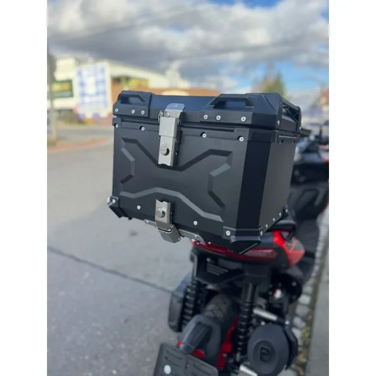 Kufr hliníkový TopCase 45L X-design černý + plotna - 3