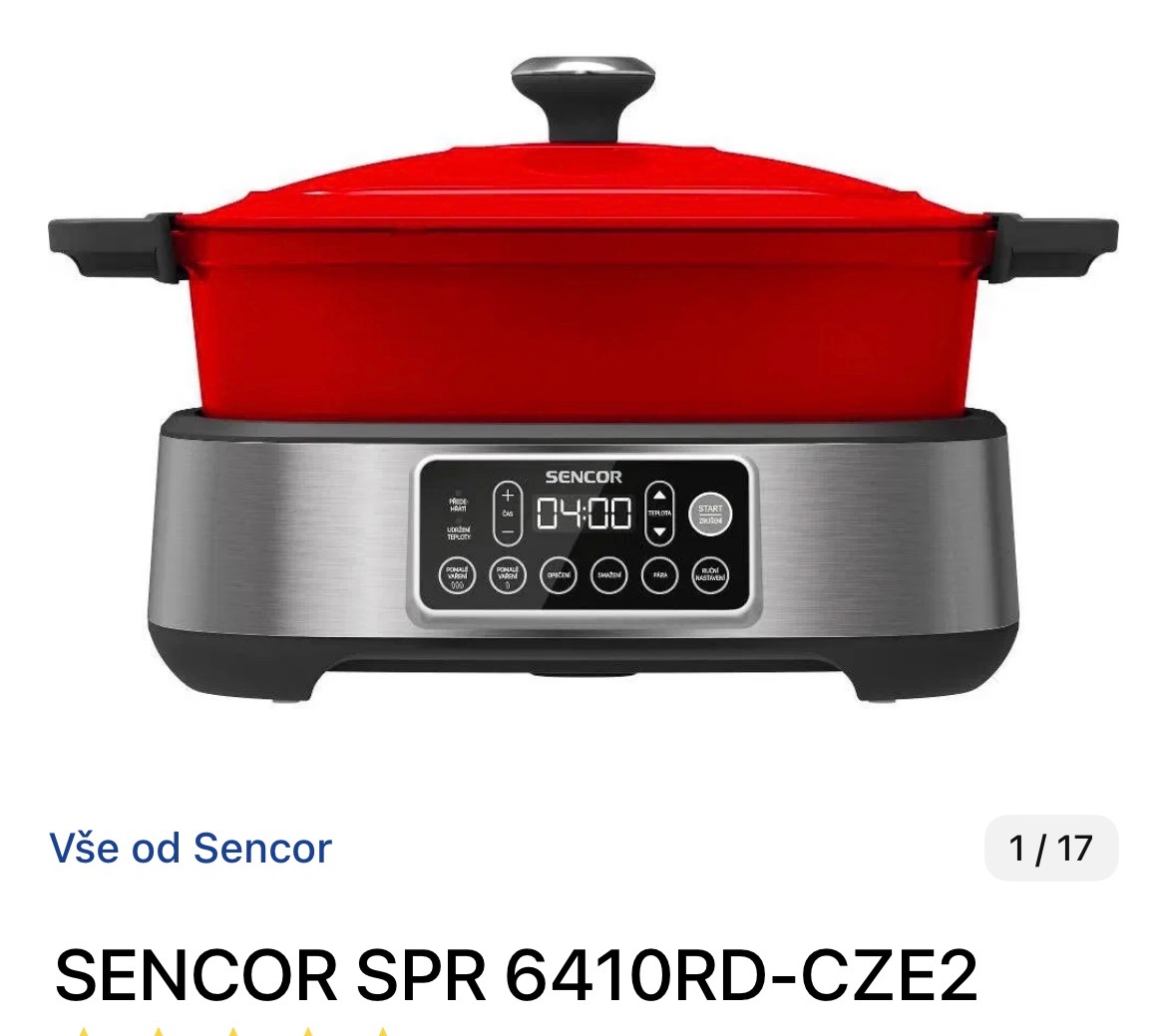 Multifunkční pomalý hrnec Sencor - 3