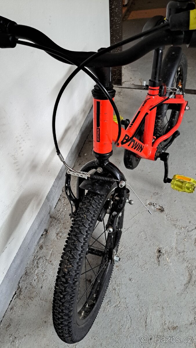 BTWIN 16" KOLO 900 RACING ČERVENÉ - 3
