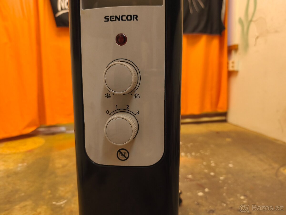 Olejový radiátor Sencor SOH 3313BK - 3