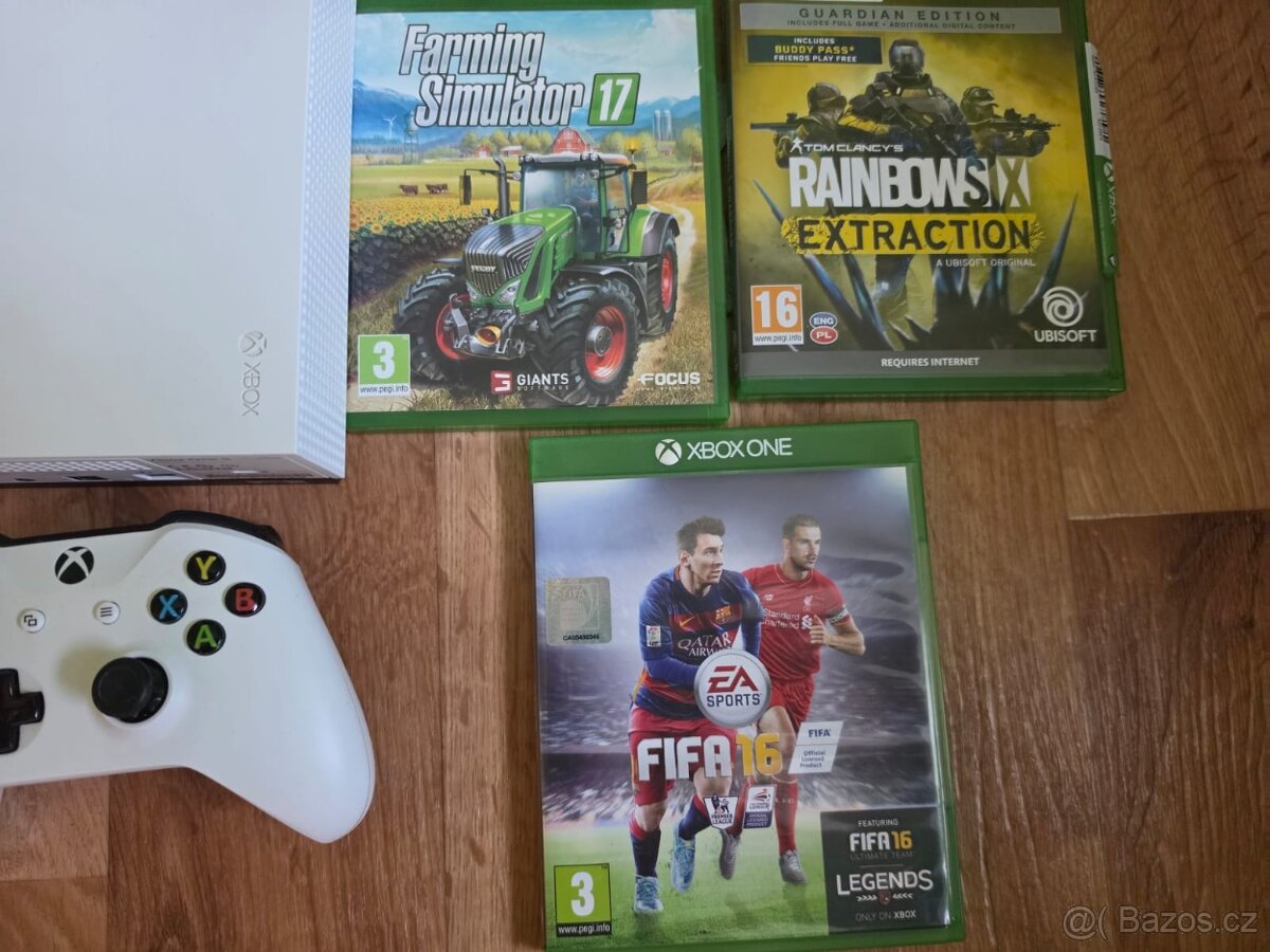 Xbox One S 500Gb + 2 ovladače + hry 3 ks - 3