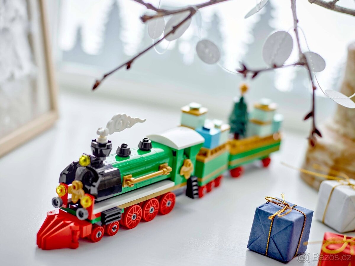 2x LEGO Creator 40700 Vánoční vláček + 30584 - 3