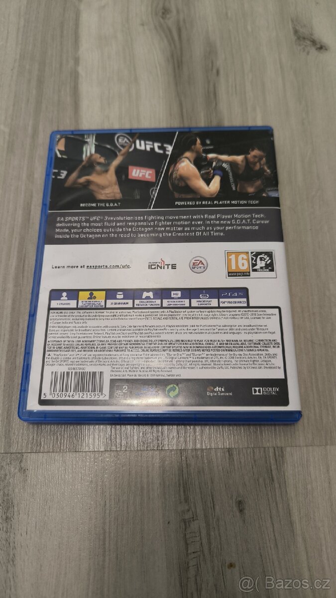 UFC 3 PS4 / PS5 (skvělý stav) - 3
