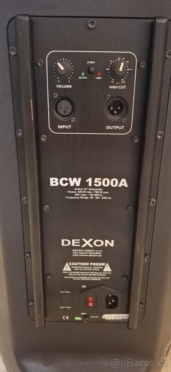 Profi audio aparatura DEXON BC_1500 - 3