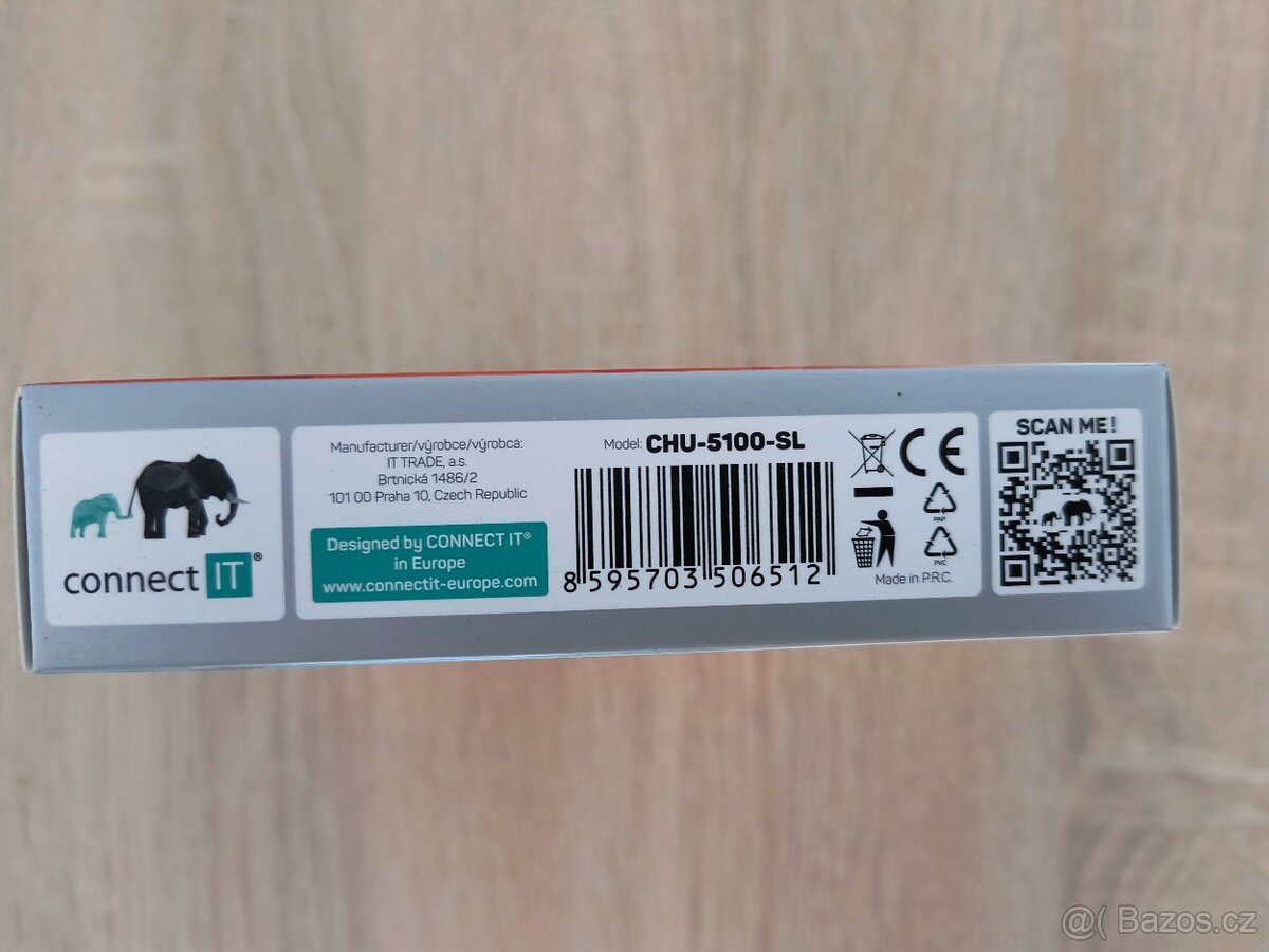 Externí USB Desk Hub 4V1 CONNECT IT CHU-5100-SL - NOVÝ - 3
