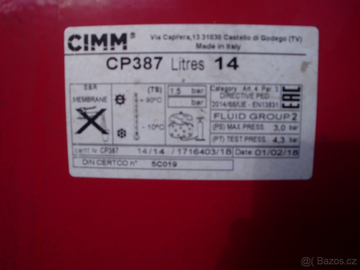 Expanzní nadoba 14 l - 3