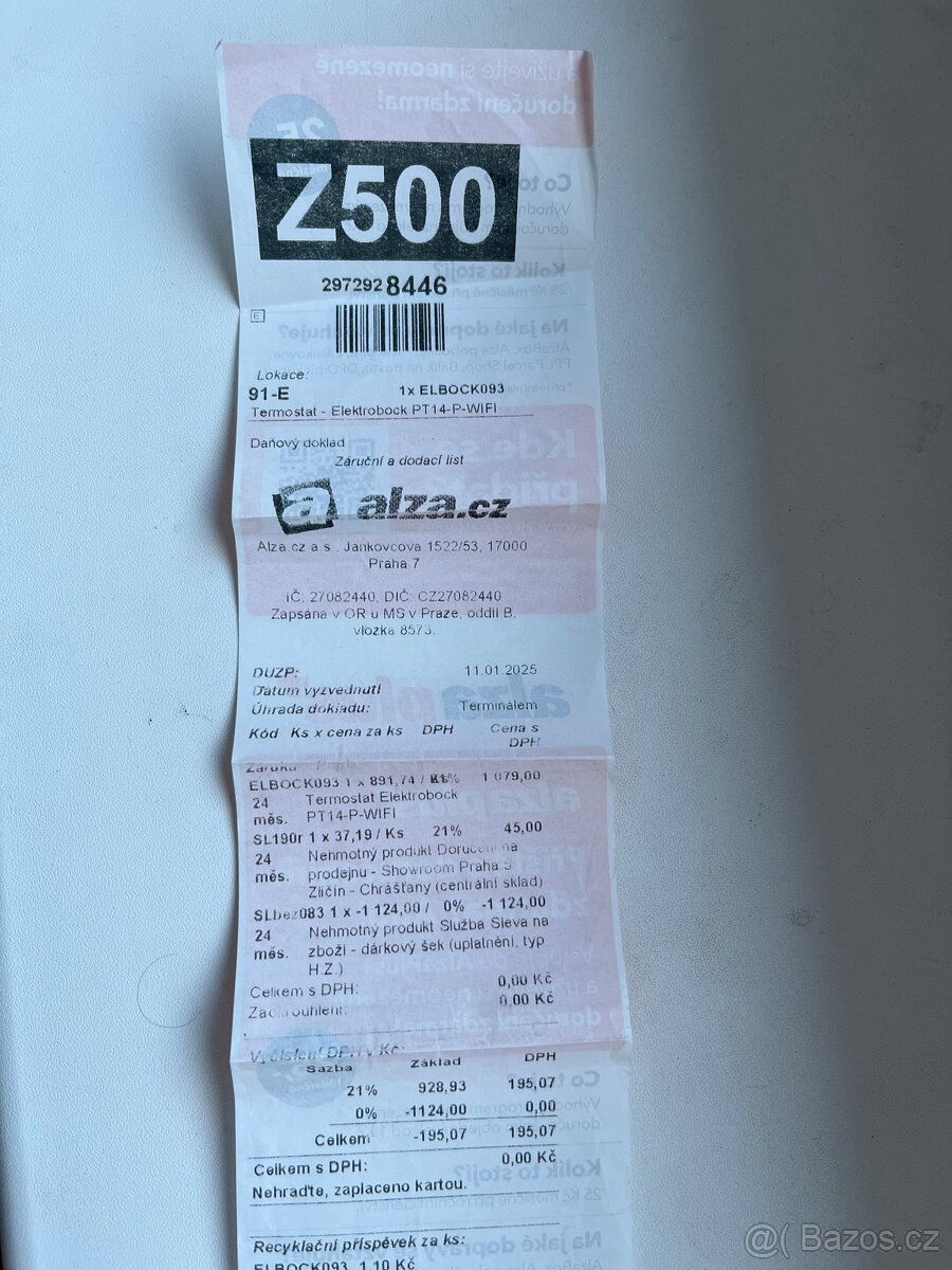 Elektrobock Termostat s wifi PT14-P 2leta zaruka - 3