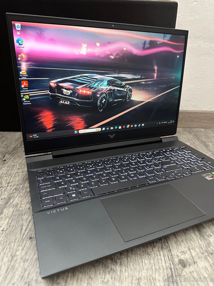TOP- HERNÍ NOTEBOOK HP VIC-RYZEN 5, SSD, RTX - 3