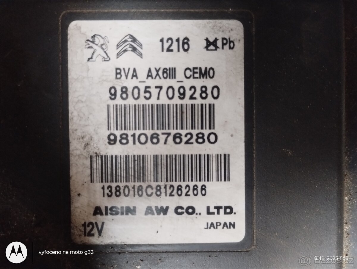 A Peugeot 308 t9 převodovka automat - 3