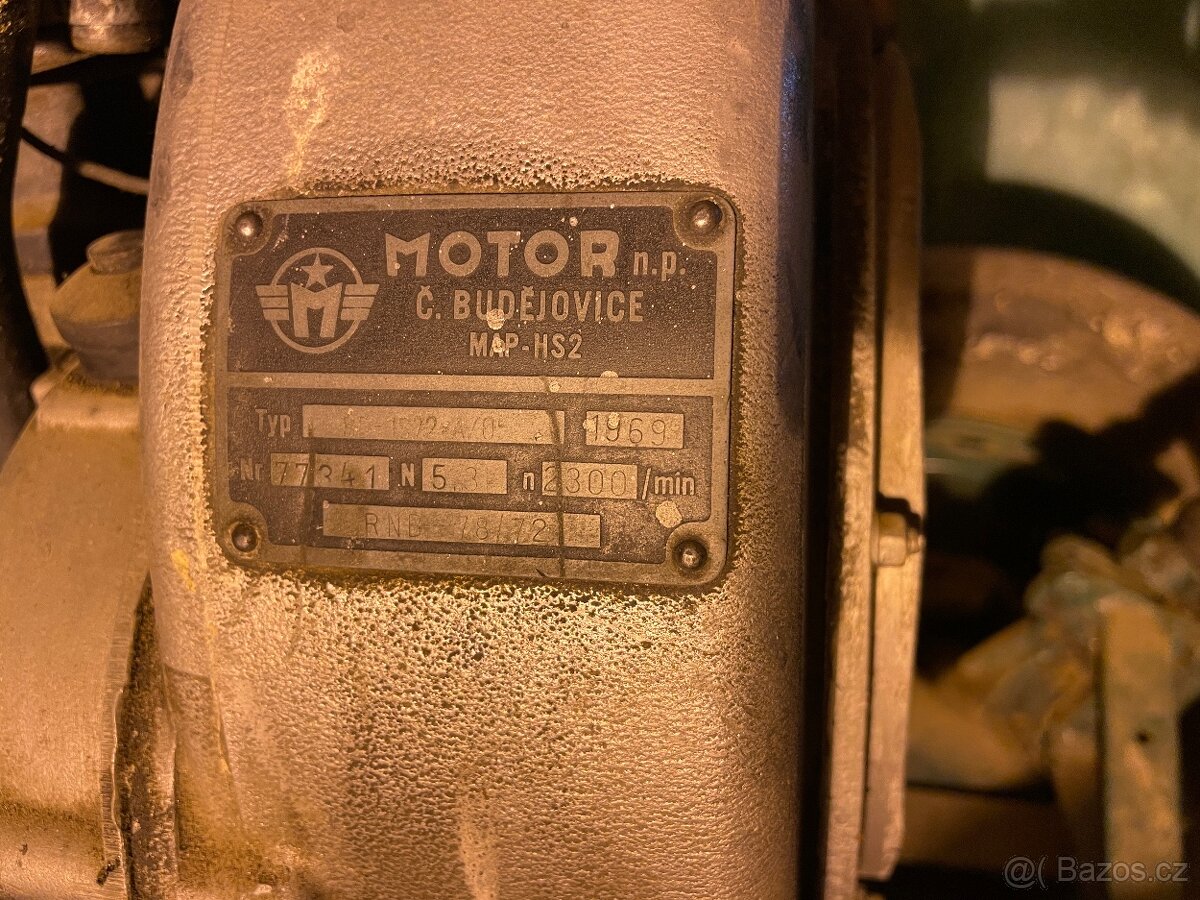 MOTOR n.p., MAP-HS2, RNB-78/72, RV-1969 - 3