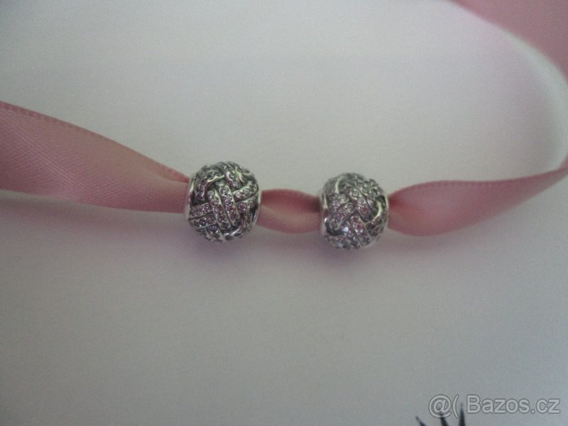 Přívěsek originál Pandora - třpytivý uzlík lásky - 3