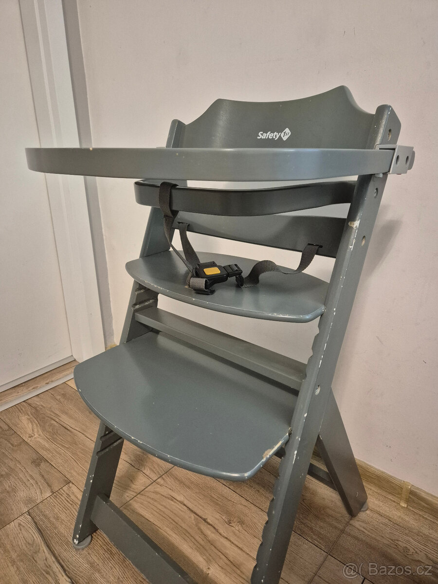 Dětská rostoucí jídelní židlička Toto Timba Safety 1st šedá - 3