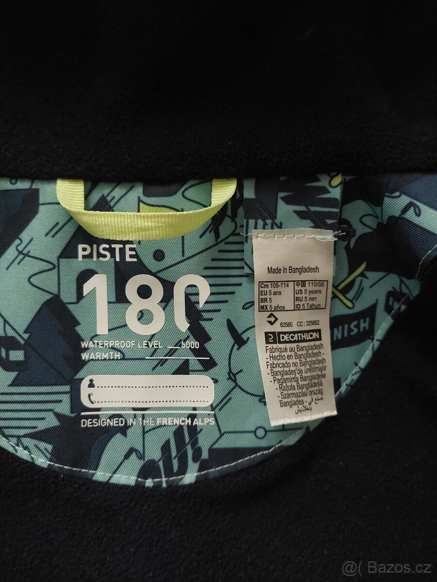 Zimní bunda Wedze,velikost 110/116 - 3