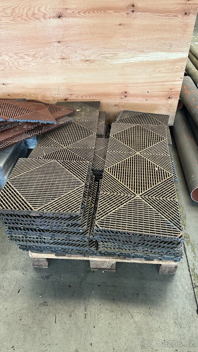 Plastová dlaždice Florco, klick systém, přebarvené - 3