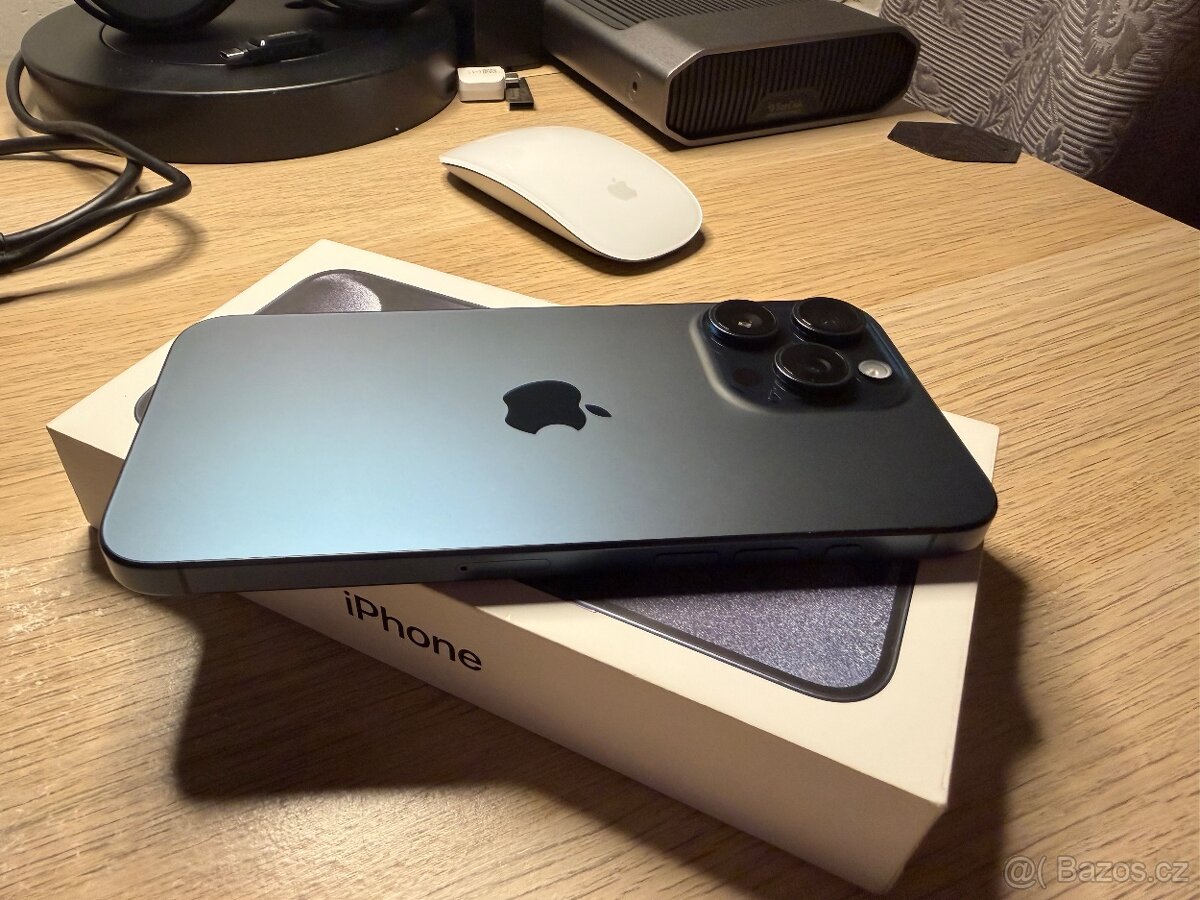 IPhone 15 pro max 1Tb blue titanium - 3